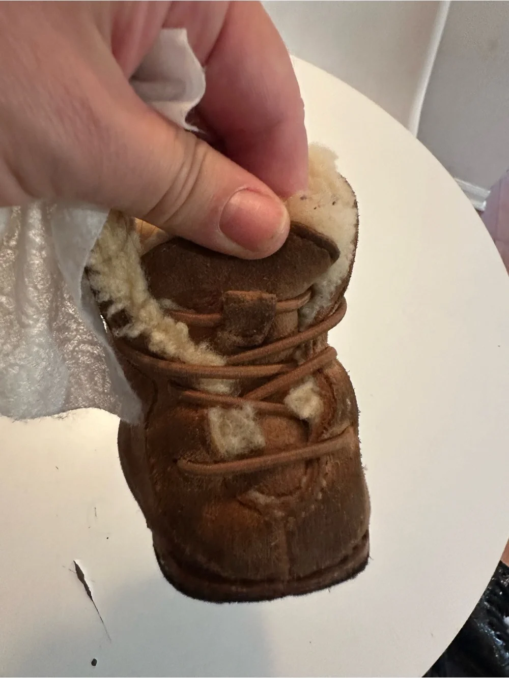 UGG Kids Suede Boot in Chestnut
